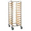 Matfer Bourgeat Wózek do transportu pojemników i tac 20x 480x370 mm, Matfer Bourgeat CC380 840 620 1700 mm