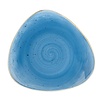 Churchill Talerz płytki 229 mm, z porcelany, trójkątny, Churchill Stonecast Cornflower Blue DF770 (12 szt.)