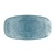 Churchill Półmisek z porcelany 298x153 mm, Churchill Raku Topaz Blue Chefs DE881, niebieski (12 szt.)