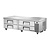 TRUE Niski stół chłodniczy z 4 szufladami 1/1 GN, od 0 do 3°C, True CX126, 816x1839x(h)645 mm, agregat boczny