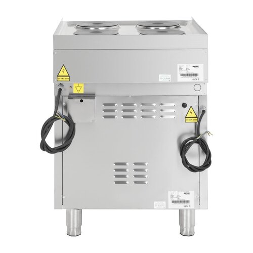 Buffalo Kuchnia elektryczna z 4 polami grzewczymi z piekarnikiem GN 1/1 14kW, do 300°C, Buffalo SA808