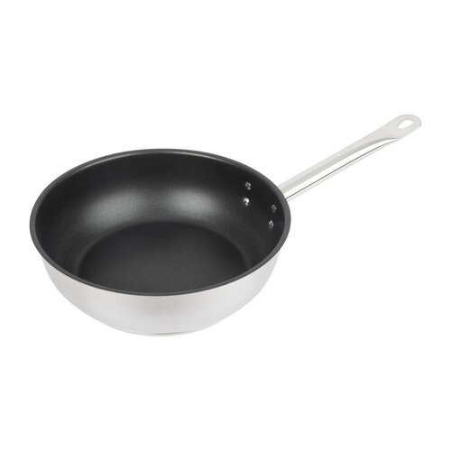 Vogue Patelnia do indukcji ze stali nierdzewnej 3.5 L, Ø240 mm, Vogue FC099 Vogue Patelnia do indukcji ze stali nierdzewnej 3.5 L, Ø240 mm, Vogue FC099