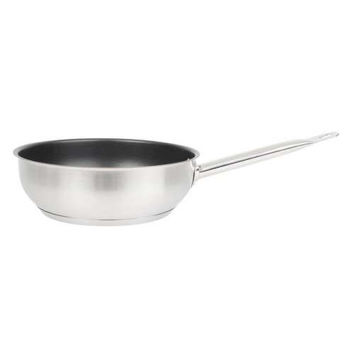 Vogue Patelnia do indukcji ze stali nierdzewnej 3.5 L, Ø240 mm, Vogue FC099 Vogue Patelnia do indukcji ze stali nierdzewnej 3.5 L, Ø240 mm, Vogue FC099