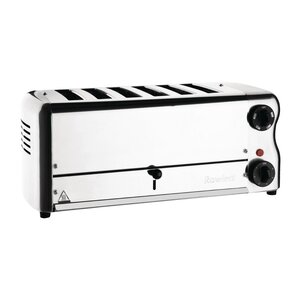 Rowlett Toster 6-przegrodowy 2.6kW, Rowlett CH185, srebrny Rowlett Toster 6-przegrodowy 2.6kW, Rowlett CH185, srebrny