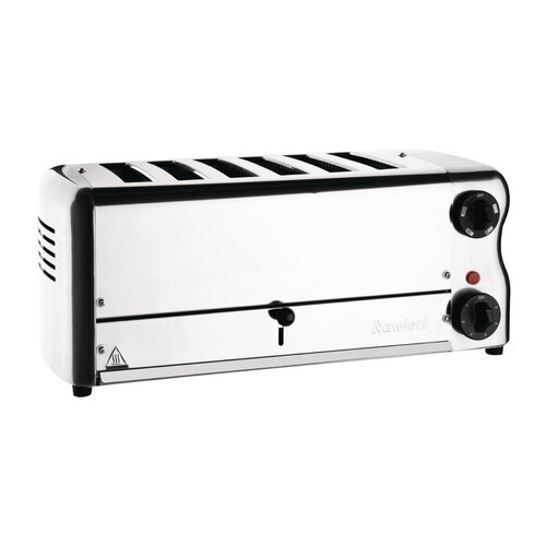 Rowlett Toster 6-przegrodowy 2.6kW, Rowlett CH185, srebrny Rowlett Toster 6-przegrodowy 2.6kW, Rowlett CH185, srebrny