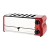Rowlett Toster 6-przegrodowy 2.6kW, Rowlett CH188, czerwony