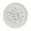 Churchill Talerz płytki Ø220 mm, z porcelany, okrągły, Churchill Studio Prints Kintsugi Agaat Grey CX676 (6 szt.)