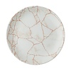 Churchill Talerz płytki Ø220 mm, z porcelany, okrągły, Churchill Studio Prints Kintsugi Coral CX682 (12 szt.)