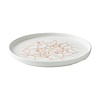 Churchill Talerz płytki Ø260 mm, z porcelany, okrągły, Churchill Studio Prints Kintsugi Coral CX689 (6 szt.)