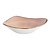 Churchill Miska trójkątna z porcelany 229 mm, Churchill Stonecast Raw Terracotta CU659, różowa (12 szt.)