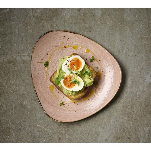 Churchill Miska trójkątna z porcelany 229 mm, Churchill Stonecast Raw Terracotta CU659, różowa (12 szt.) Churchill Miska trójkątna z porcelany 229 mm, Churchill Stonecast Raw Terracotta CU659, różowa (12 szt.)