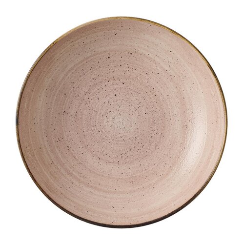 Churchill Miska z porcelany Ø248 mm, Churchill Stonecast Raw Terracotta CU655, różowa (12 szt.)