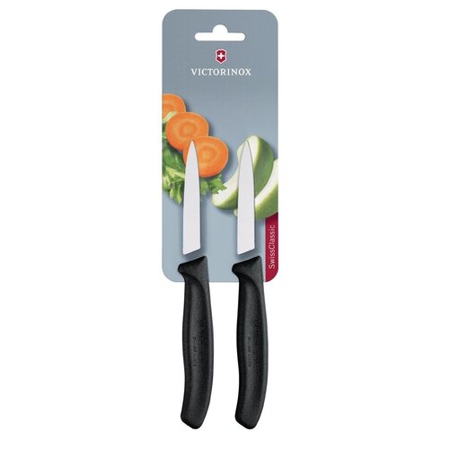 Victorinox Nóż do obierania 189 mm, Victorinox CU550, czarny (2 szt.) Victorinox Nóż do obierania 189 mm, Victorinox CU550, czarny (2 szt.)