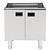 Buffalo Podstawa szafkowa 550x600x(h)610 mm, Buffalo CU484 6 Serie