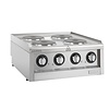 Buffalo Kuchnia elektryczna z 4 polami grzewczymi, nablatowa, 7kW, do 450°C, 400V, Buffalo CU471