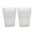 Cambro Pojemnik na żywność 950 ml, 95x95x(h)90 mm, Cambro FreshPro CU135