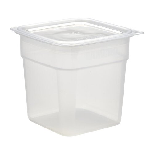 Cambro Pokrywka do pojemnika na żywność 473 ml, 100x100 mm, Cambro FreshPro CU143 Cambro Pokrywka do pojemnika na żywność 473 ml, 100x100 mm, Cambro FreshPro CU143