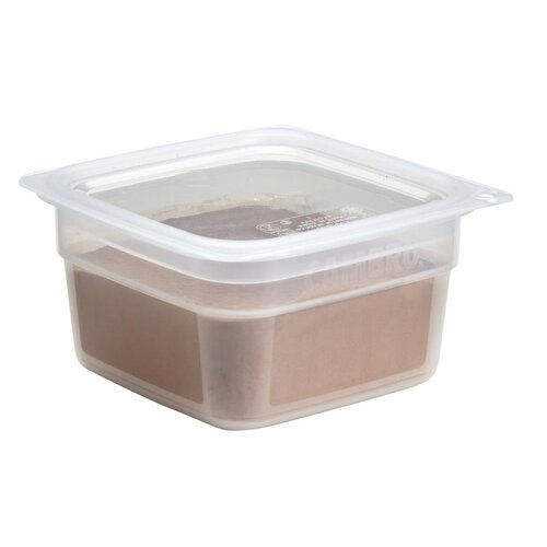 Cambro Pokrywka do pojemnika na żywność 473 ml, 100x100 mm, Cambro FreshPro CU143 Cambro Pokrywka do pojemnika na żywność 473 ml, 100x100 mm, Cambro FreshPro CU143