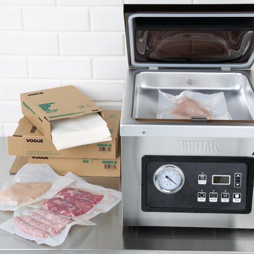 Vogue Worki do pakowania próżniowego, gładkie 150x350 mm, Vogue AT100 (100 szt.)