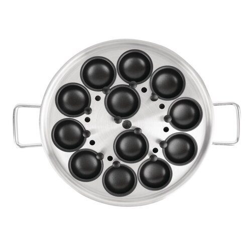 Vogue Patelnia do jajek z aluminium Ø350 mm, Vogue HT975 Vogue Patelnia do jajek z aluminium Ø350 mm, Vogue HT975