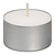 Bolsius Świeca stołowa 375x235x(h)65 mm, Bolsius DJ759, biała (90 szt.)