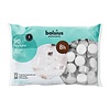 Bolsius Świeca stołowa 375x235x(h)65 mm, Bolsius DJ759, biała (90 szt.)
