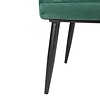 Bolero Fotel 810 mm, do użytku wewnętrznego, Bolero FX070, zielony (2 szt.)