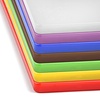 Hygiplas Zestaw desek HACCP 450x300x(h)10 mm, z polietylenu Hygiplas CH042 (7 szt.)