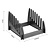 Hygiplas Stojak na deski do krojenia 297x376x(h)239 mm, Hygiplas CH051