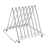 Hygiplas Stojak stalowy na 7 desek 297x328x(h)280 mm, Hygiplas CH052, czarny
