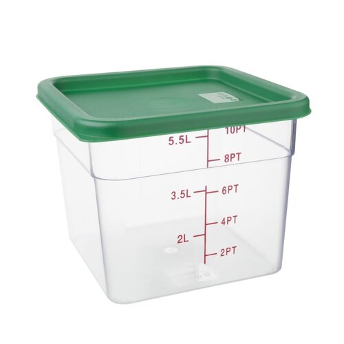 Hygiplas Pokrywka do pojemnika na żywność 231x231 mm, Hygiplas CF047, zielona Hygiplas Pokrywka do pojemnika na żywność 231x231 mm, Hygiplas CF047, zielona