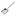 Vogue Szufelka do frytek ze stali nierdzewnej 290 mm, Vogue J611
