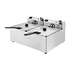 Buffalo Frytownica elektryczna 2-komorowa nastawna 5L, 5.6kW, Buffalo CU618, 240V