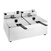 Buffalo Frytownica elektryczna 2-komorowa nastawna 5L, 5.6kW, Buffalo CU618, 240V