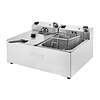 Buffalo Frytownica elektryczna 2-komorowa nastawna 5L, 5.6kW, Buffalo CU618, 240V