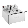 Buffalo Frytownica elektryczna 2-komorowa nastawna 6L, 4kW, Buffalo CU615, 230V