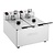Buffalo Frytownica elektryczna 2-komorowa nastawna 6L, 4kW, Buffalo CU615, 230V