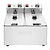 Buffalo Frytownica elektryczna 2-komorowa nastawna 6L, 4kW, Buffalo CU615, 230V