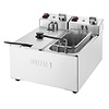 Buffalo Frytownica elektryczna 2-komorowa nastawna 6L, 4kW, Buffalo CU615, 230V