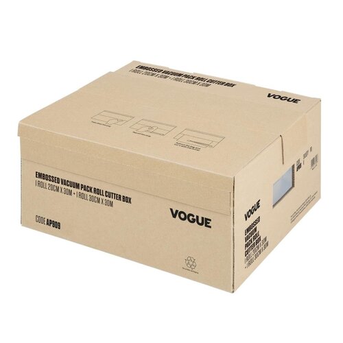 Vogue Zestaw dwóch rolek worków moletowanych do pakowania próżniowego 200 mm i 300 mm, Vogue AP909 Vogue Zestaw dwóch rolek worków moletowanych do pakowania próżniowego 200 mm i 300 mm, Vogue AP909
