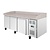 Polar Refrigeration  Stół do pizzy 3-drzwiowy 634L, od 2 do 5°C, Polar U-Series UA082, 800x2020x(h)1000 mm, agregat boczny
