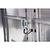 Polar Refrigeration  Stół do pizzy 3-drzwiowy 634L, od 2 do 5°C, Polar U-Series UA082, 800x2020x(h)1000 mm, agregat boczny