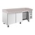Polar Refrigeration  Stół do pizzy 3-drzwiowy 634L, od 2 do 5°C, Polar U-Series UA082, 800x2020x(h)1000 mm, agregat boczny