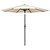 Bolero Parasol ogrodowy okrągły Ø3000x(h)2480 mm, Bolero FU503, kremowy