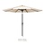 Bolero Parasol ogrodowy okrągły Ø3000x(h)2480 mm, Bolero FU503, kremowy