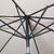 Bolero Parasol ogrodowy okrągły Ø3000x(h)2480 mm, Bolero FU503, kremowy