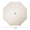 Bolero Parasol ogrodowy okrągły Ø3000x(h)2480 mm, Bolero FU503, kremowy