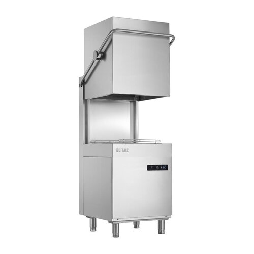 Buffalo Zmywarka kapturowa 500x500 mm, Buffalo DN975 z pompą spustową, 9.6kW, 400V, 785x700x(h)1480 mm Buffalo Zmywarka kapturowa 500x500 mm, Buffalo DN975 z pompą spustową, 9.6kW, 400V, 785x700x(h)1480 mm