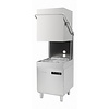 Buffalo Zmywarka kapturowa 500x500 mm, Buffalo DN975 z pompą spustową, 9.6kW, 400V, 785x700x(h)1480 mm
