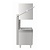 Buffalo Zmywarka kapturowa 500x500 mm, Buffalo DN975 z pompą spustową, 9.6kW, 400V, 785x700x(h)1480 mm